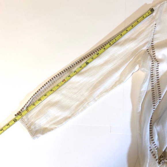 Karen Kane Boho Gorpcore Granola Earthy Women’s Small Peasant Top - Picture 14 of 14